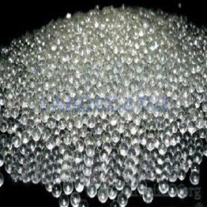 Glass beads for plastic